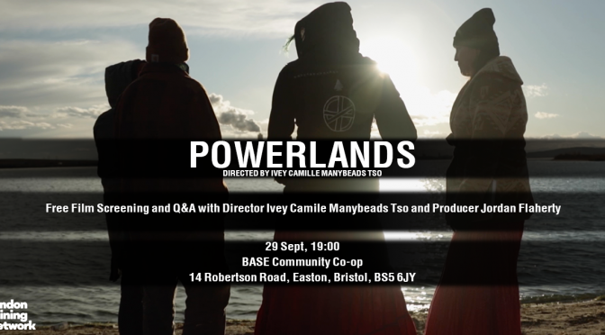 Powerlands Film and Discussion with Director Thursday 29th September